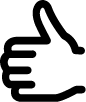 łapka w górę